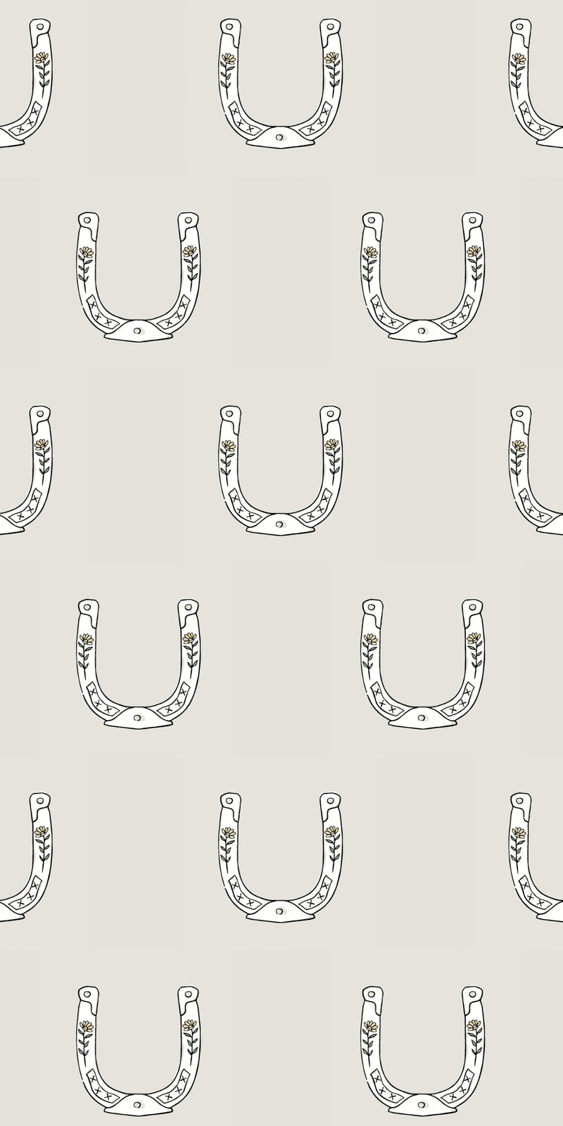Horseshoe in Grey color