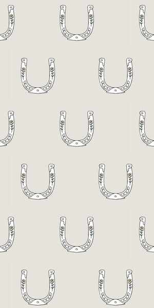 Horseshoes Fabric Wallpaper and Home Decor  Spoonflower
