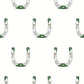 Image of Horseshoe in White Wallpaper
