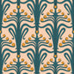 Lucille in Flamingo wallpaper.