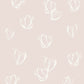 Magnolias in Taupe wallpaper.