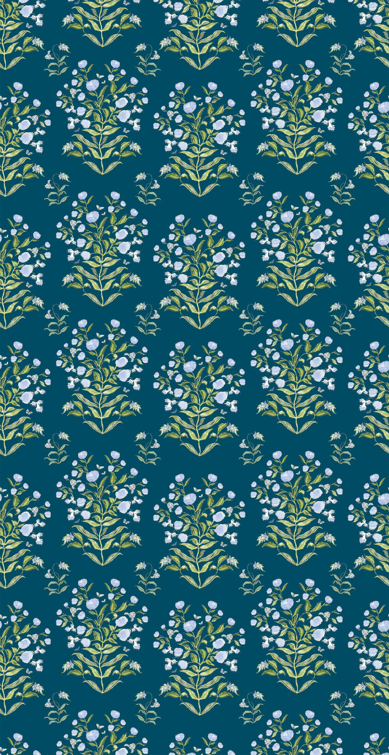 Midnight Bloom in Midnight Blue color