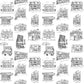 New York in Black and White Wallpaper
