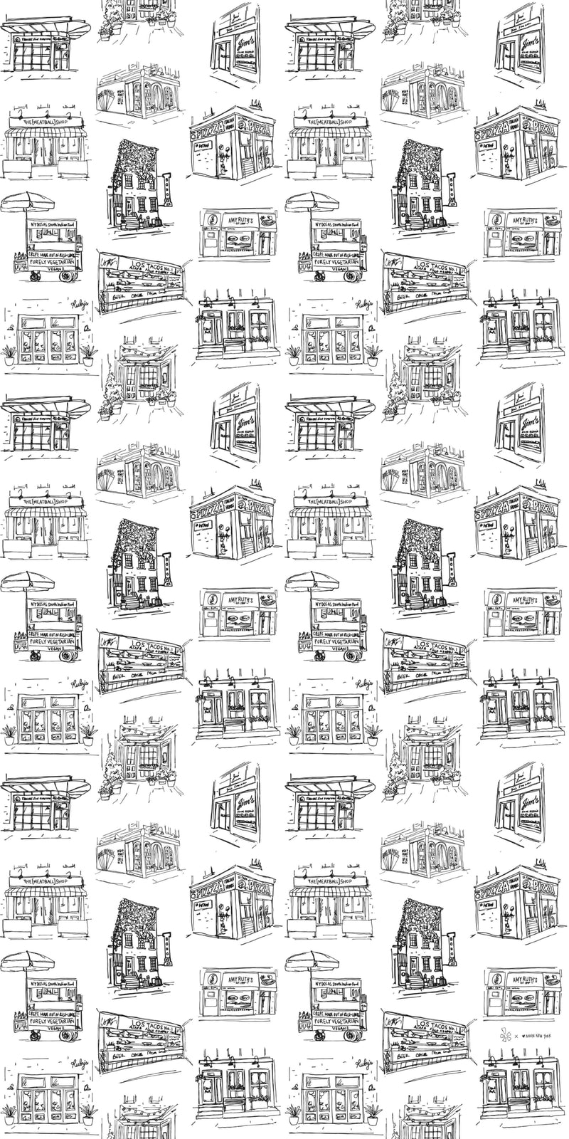 New York in Black and White color