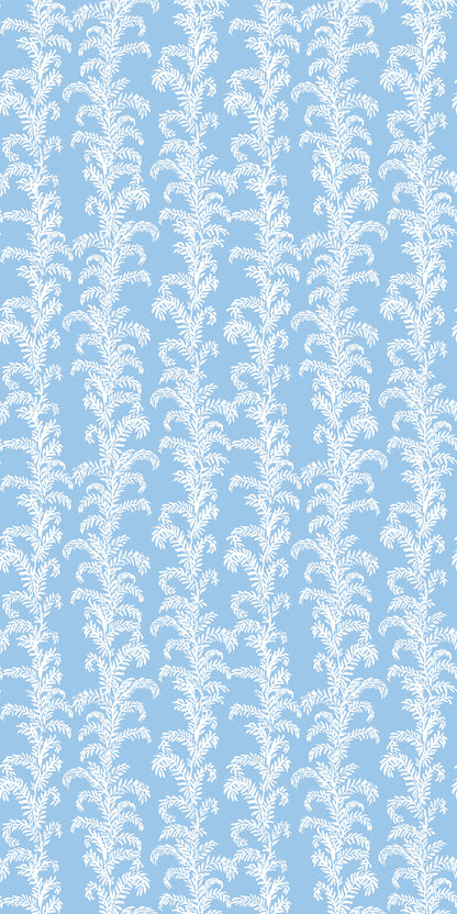 Palm Beach in Blue Wallpaper