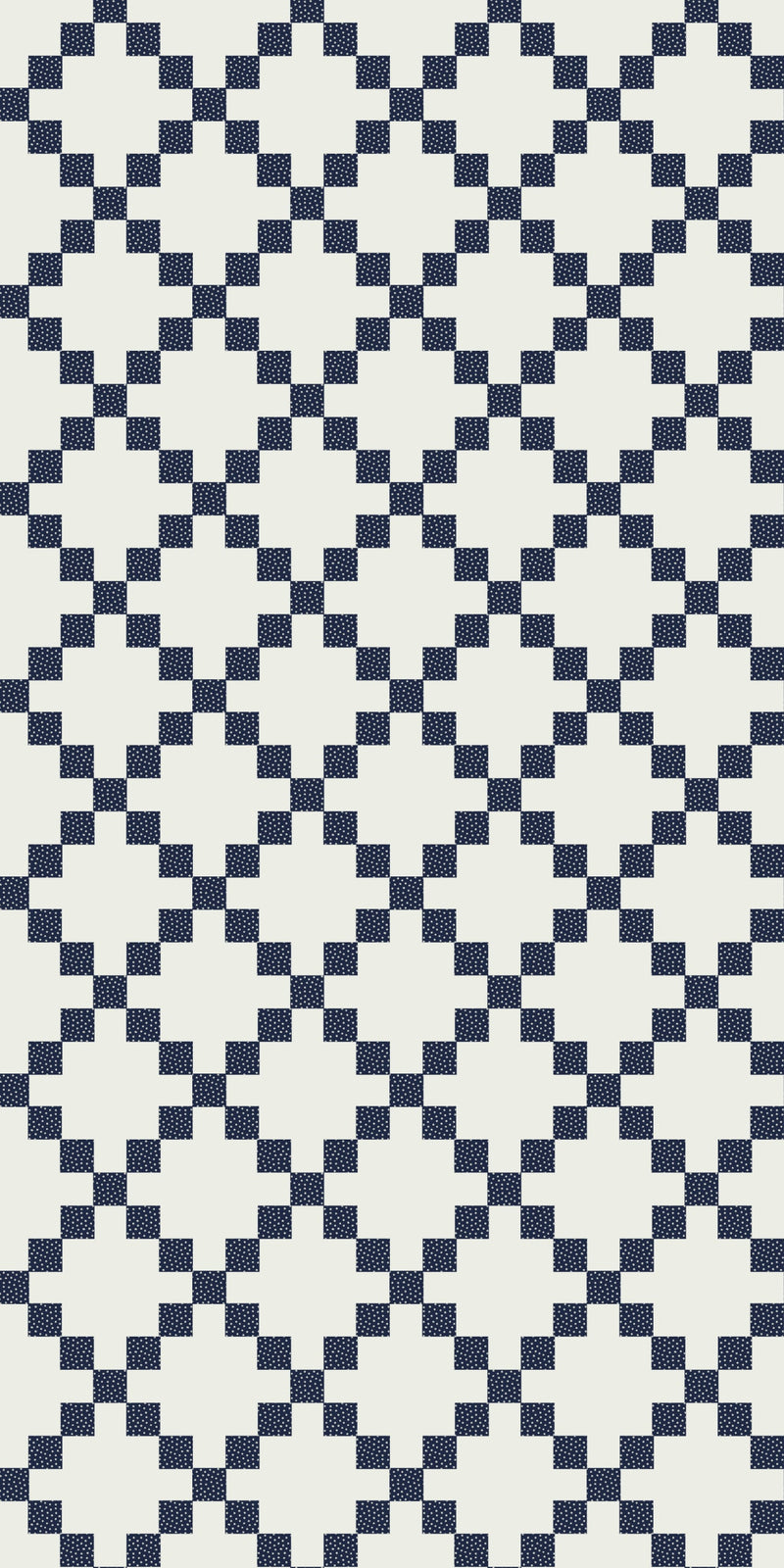 Patchwork in Navy color