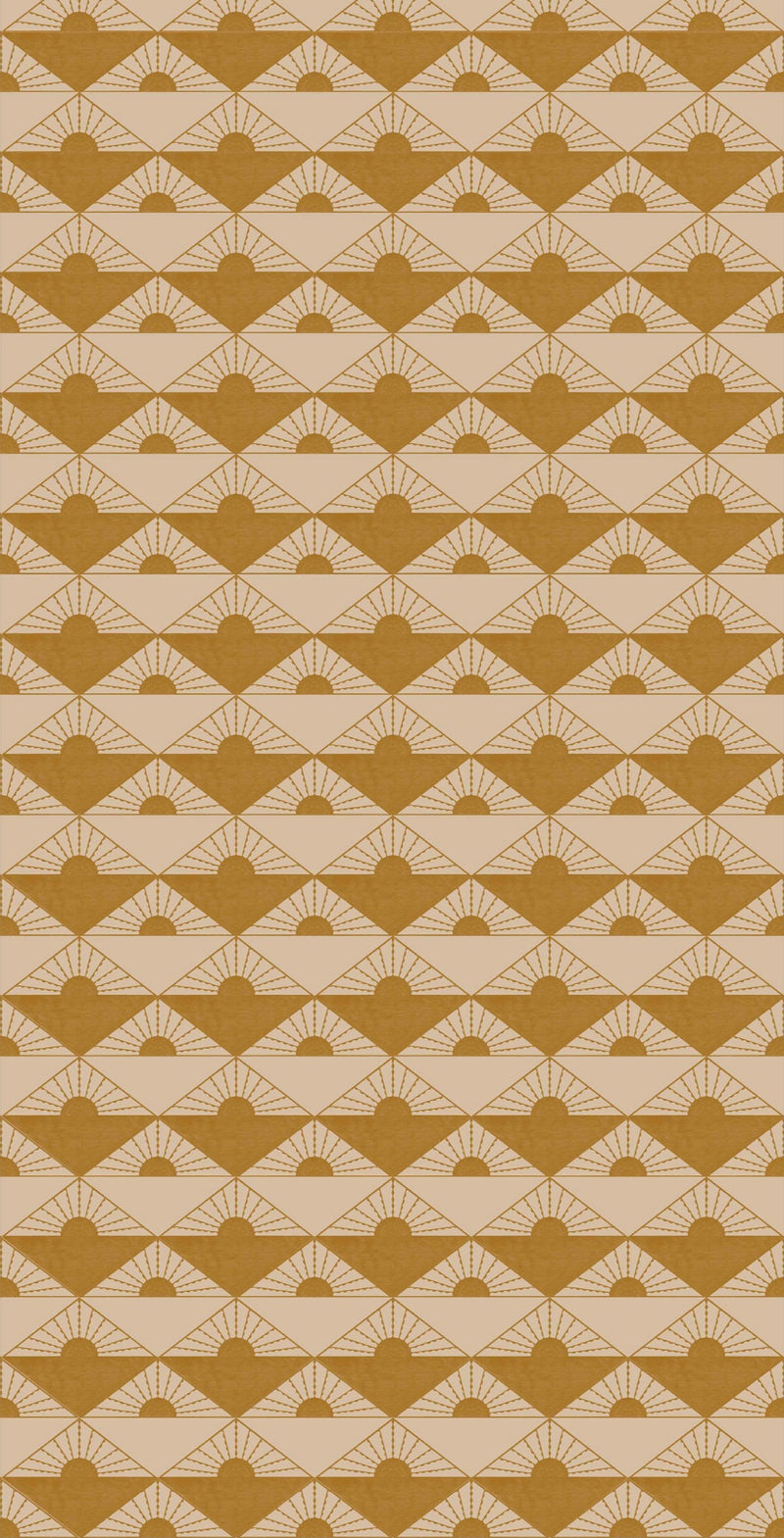 Rising Sun in Gold color