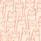 Image of Smitten Kitten in Pink wallpaper