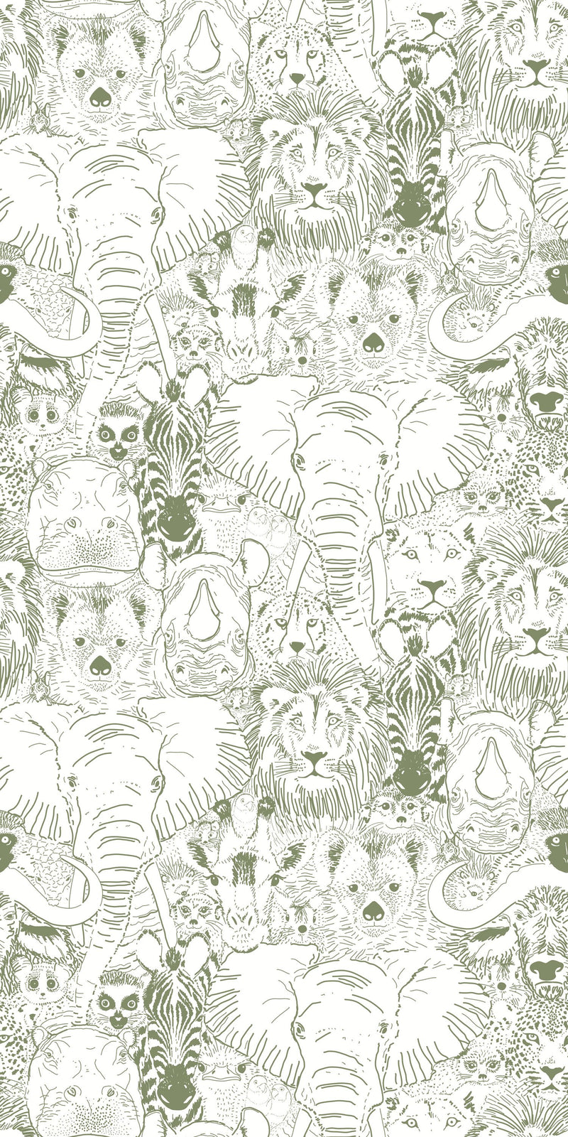 Wild Thing in Sage and White color
