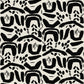 Shaping Up in Black and Putty Wallpaper