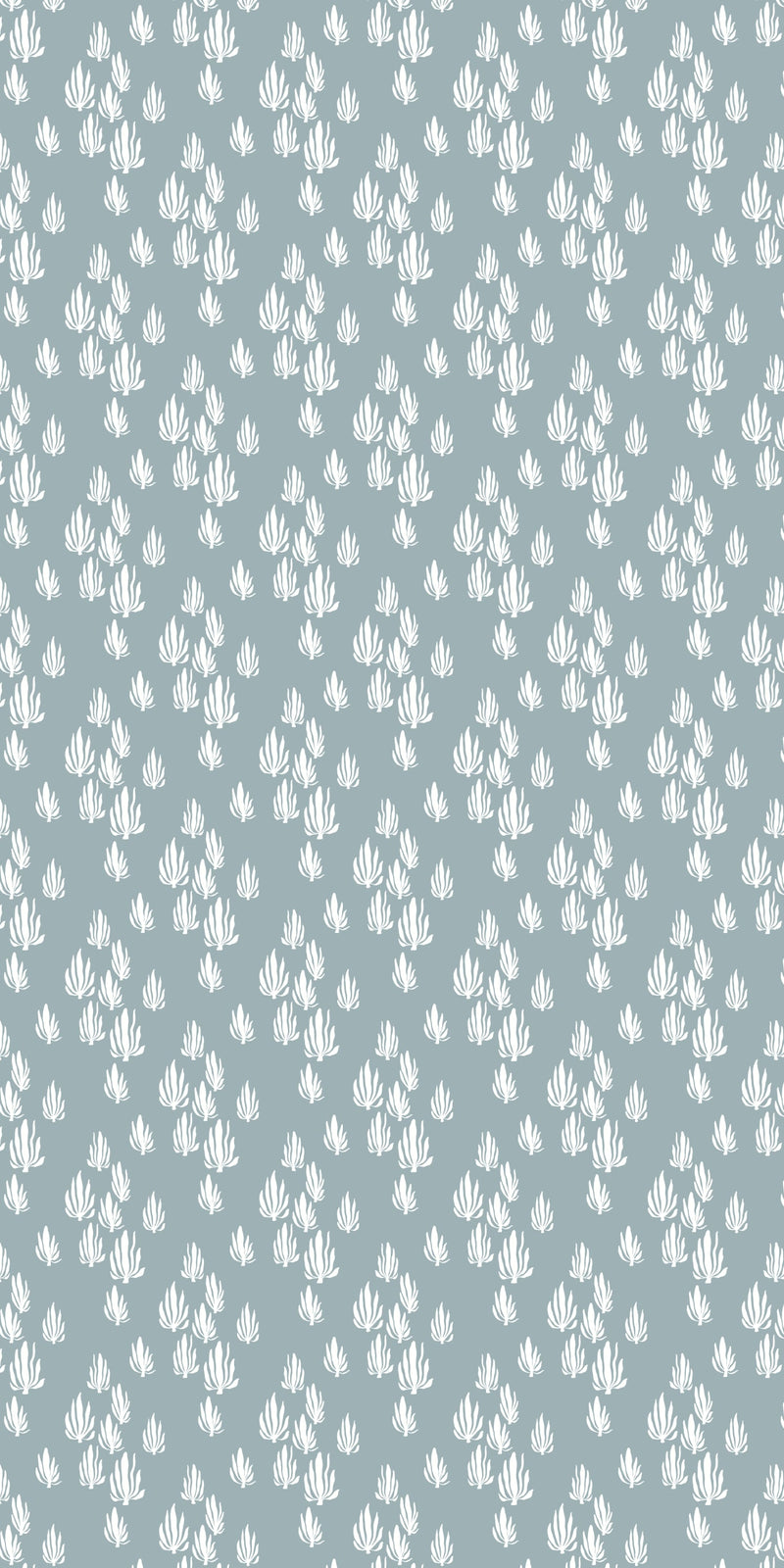 Seaweed in Bay Blue color