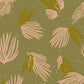 Image of Warri Palms in Dried Basil Wallpaper