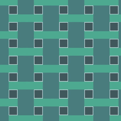 Traditional Basket Tile Decals Tile/Flooring in Green