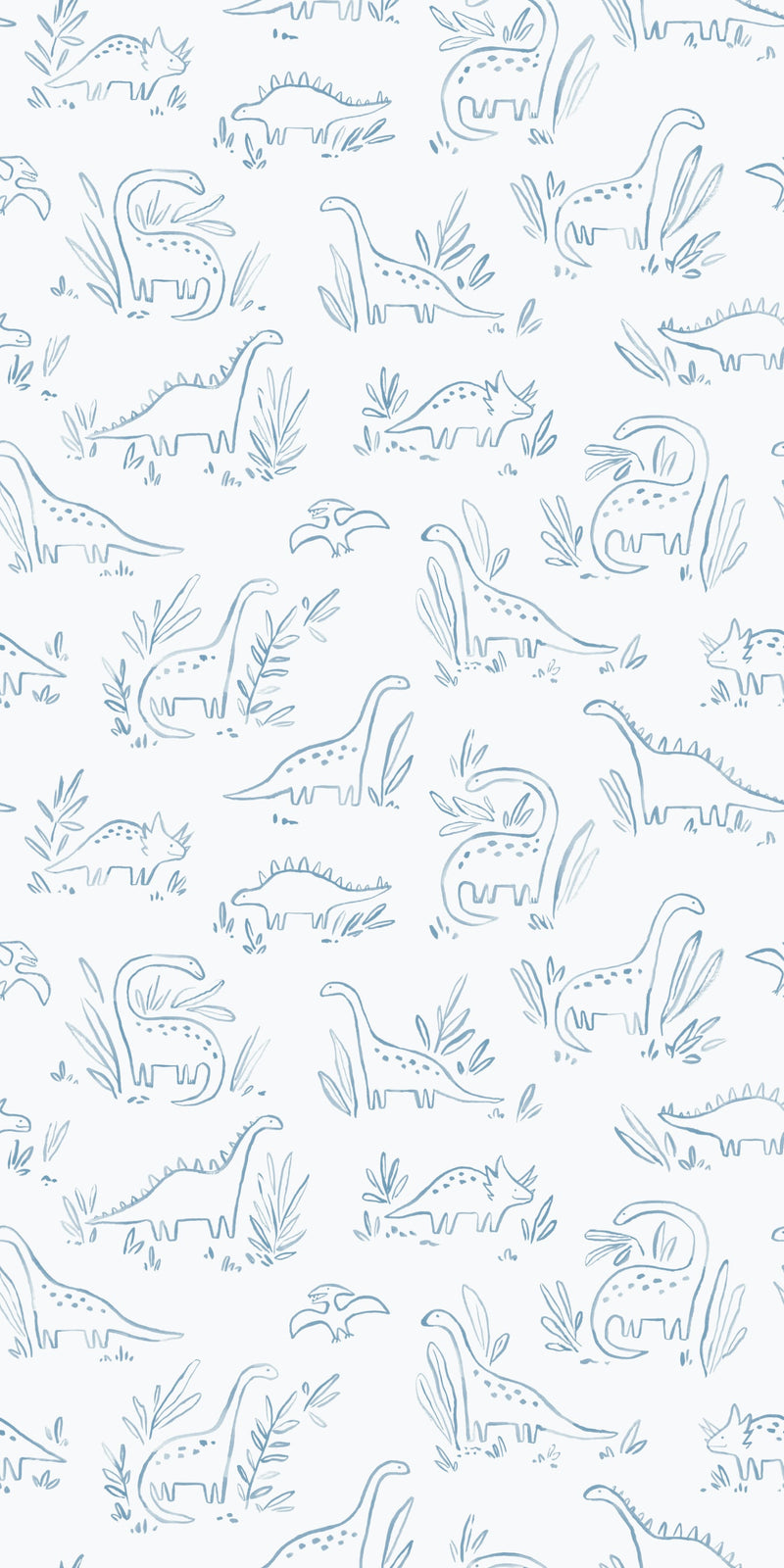 Dinosaurs in Blue color