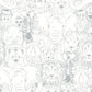Image of Wild Thing in Grey Wallpaper